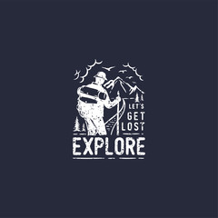 camping and outdoor logo