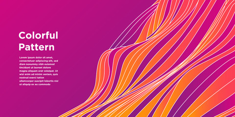 Abstract Colorful Fluid Background Design
