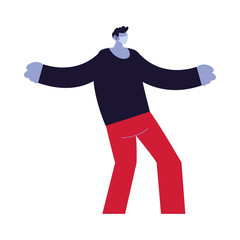 man compromised against increased coronavirus