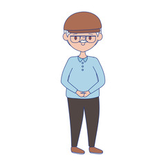 Isolated grandfather avatar vector design