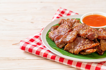 sun dried pork with sauce