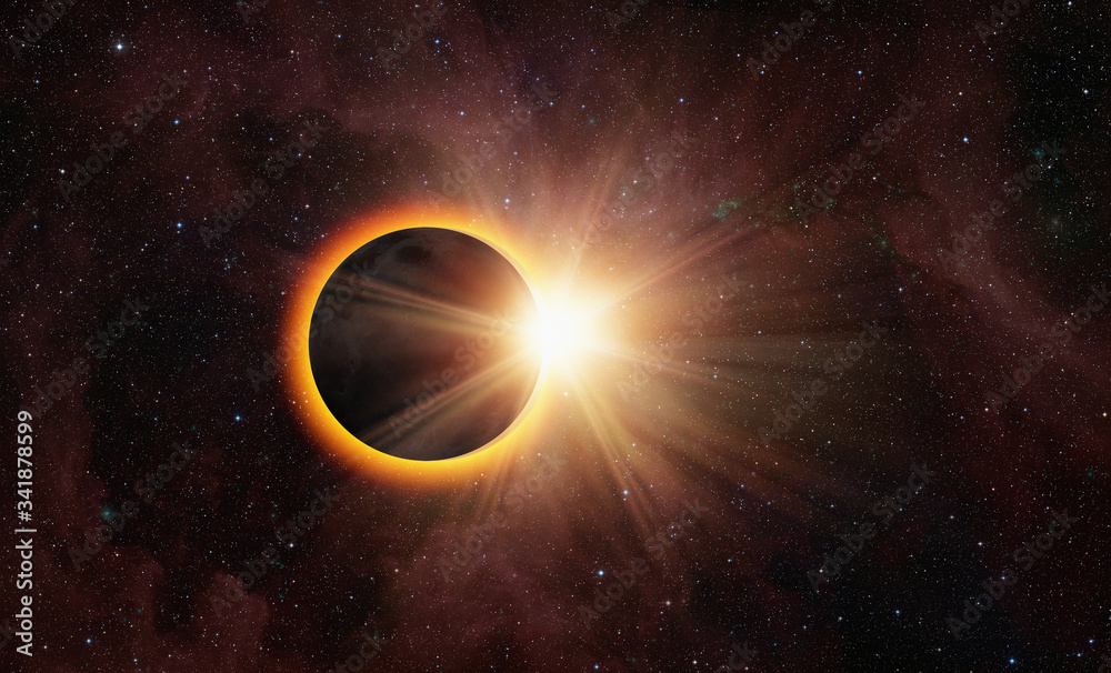 Poster solar eclipse 