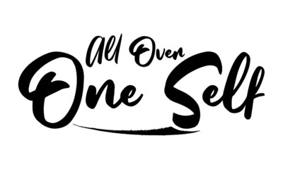 You are The Artist of Your Life Calligraphy Black Color Text On Black Background