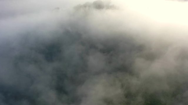 Fast moving clouds hyperlapse weather system 