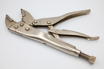 old rusty pliers