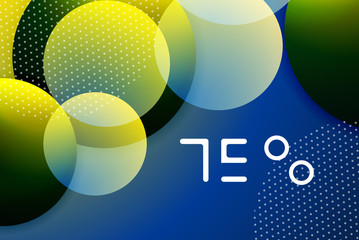 Abstract circles, modern background, neon bubbles motion techno design for Wallpaper, Banner, Background, Card, Book Illustration, landing page