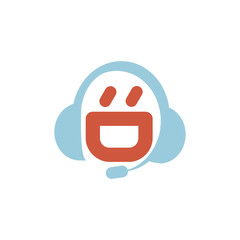 Headphones icon trendy and modern symbol for graphic and web design