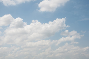 blue sky with clouds