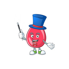 Talented red blood Magician cartoon design style