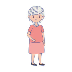 Isolated grandmother avatar vector design