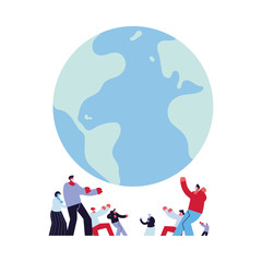 Fototapeta premium world unity fighting the coronavirus