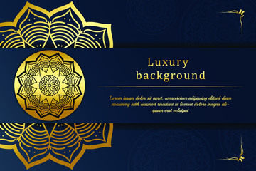 luxury ornamental mandala design gold color.Vintage decorative elements. Hand drawn background. Islam, Arabic, Indian, ottoman motifs, invitation card design, Ramadan card design