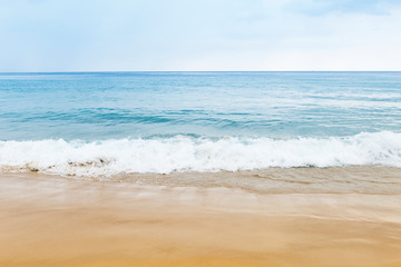 Beautiful clean beach in South of Thailand, Paradise island in Asia, summer outdoor day light, holiday and vacation destination