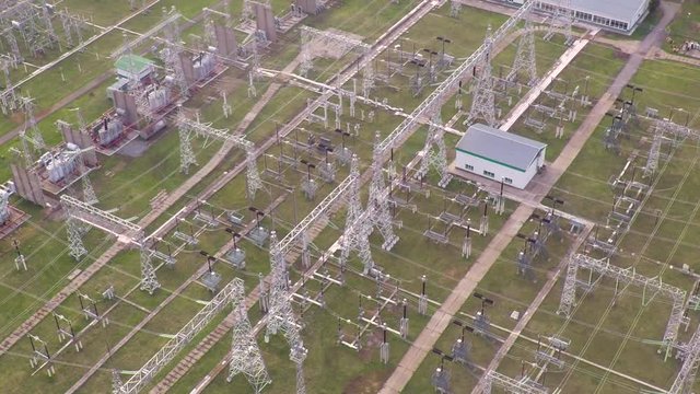 overfly powerful power substation