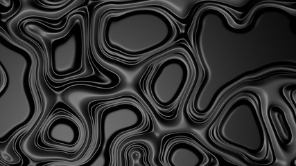 Abstract futuristic amorphous black background