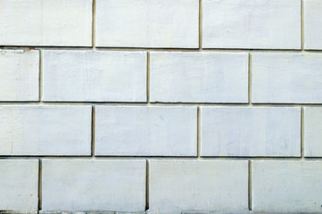 Obraz premium Background brick wall .Painted brick.Light coloured.