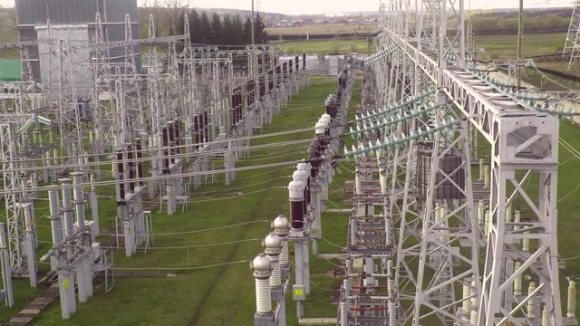 overfly powerful power substation