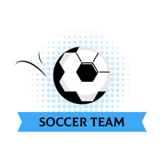 Obraz premium football,soccer logo badge championship vector colorful