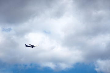 airplane flying in the sky