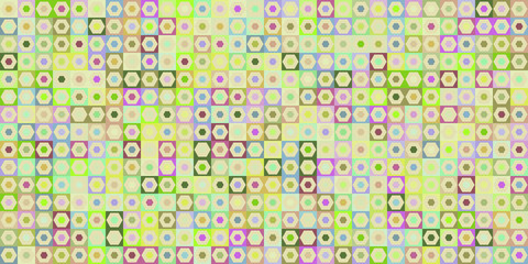 Abstract multicolored geometric pattern. Different geometric figures background. Flat minimal style. Template for your design, wallpaper