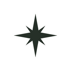 Obraz premium Star icon vector simple design