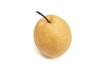 Chinese pear isolated on white background.