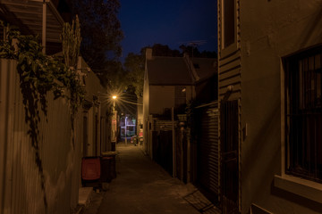street in the night city