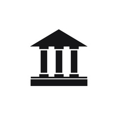 school icon vector illustration glyph design