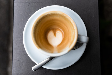 cup of coffee and a heart 