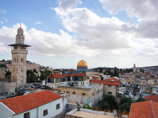 Israel Jerusalem old town city scape