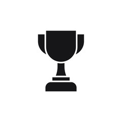 trophy icon vector illustration glyph design
