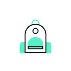 backpack icon vector illustration modern design