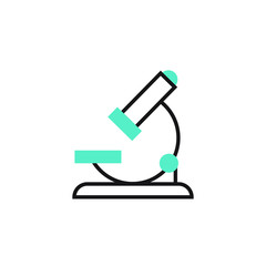 microscope icon vector illustration modern design