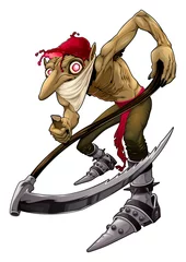  Irish evil goblin called Red Cap © ddraw