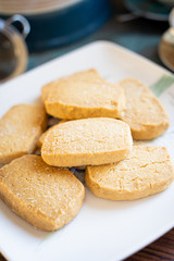 Shortbread with Lemon and Vanilla Beans for Afternoon Tea