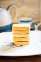 Shortbread with Lemon and Vanilla Beans for Afternoon Tea