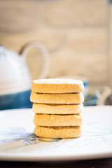 Shortbread with Lemon and Vanilla Beans for Afternoon Tea