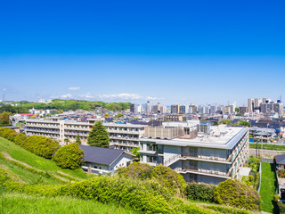 郊外の住宅地