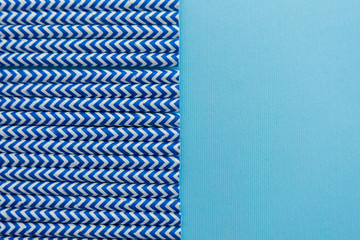 blue paper drinking straws for cocktails