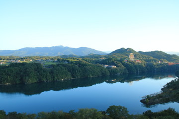 Obraz premium 恵那峡(岐阜県恵那市)