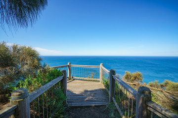 hiking the great ocean walk to milanesia beach, coast of victoria, australia