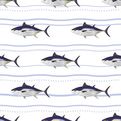 Tuna. Skipjack Tuna. Commercial Fish species.
