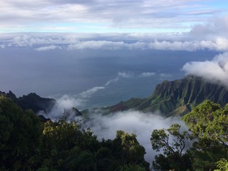 Clouds over Kauai, Hawaii