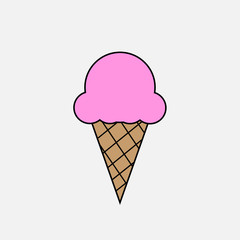 Ice cream icon - 341931554