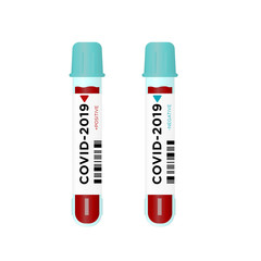 Test tube COVID-19 Coronavirus dangerous virus