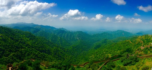 The westerly range of Aravalli hills,in  Udaipur Rajasthan