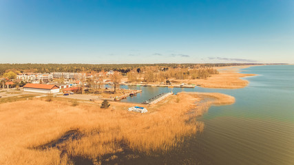 Kąty Rybackie Port nad Zalewem Wiślanym © Marcin
