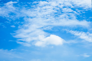 blue sky and clouds