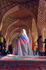 Masdżed-e Nasir ol-Molk inside. © Krzysztof