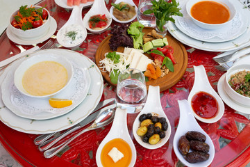 iftar dinner and various dishes